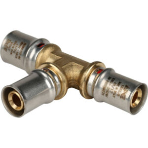 STOUT Тройник переходной 20х16х20 для металлопластиковых труб прессовой SFP-0005-201620