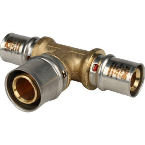 STOUT Тройник переходной 20х26х20 для металлопластиковых труб прессовой SFP-0005-202620