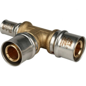 STOUT Тройник переходной 26х26х16 для металлопластиковых труб прессовой SFP-0005-262616