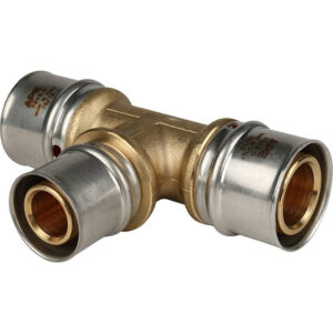 STOUT Тройник переходной 32х26х32 для металлопластиковых труб прессовой SFP-0005-322632
