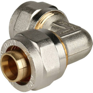 STOUT Угольник  90° 26х26 для металлопластиковых труб винтовой SFS-0003-002626