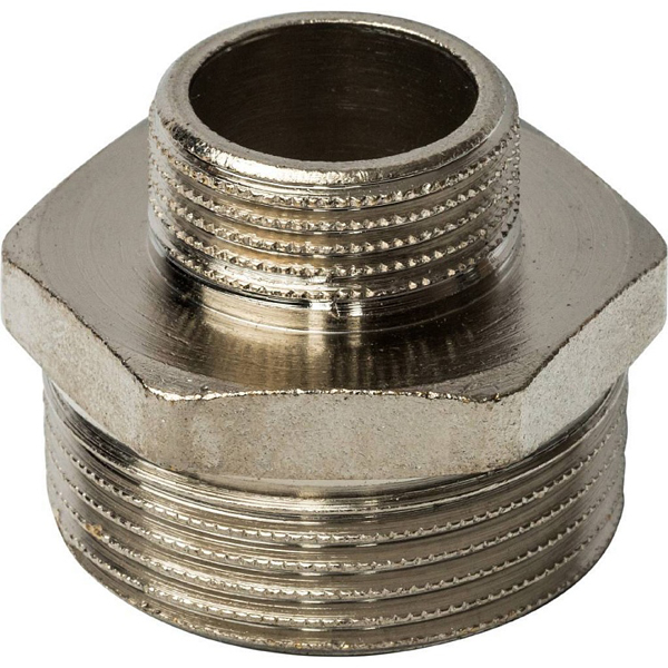 STOUT Ниппель НН переходной никелированный 1 1/4X3/4 SFT-0004-011434 STOUT Ниппель НН переходной никелированный 1 1/4X3/4 SFT-0004-011434