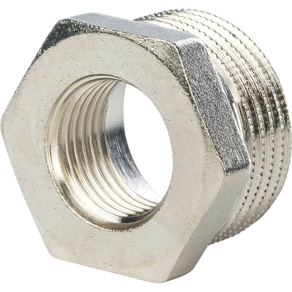 STOUT Футорка никелированная 2 X1 SFT-0029-000021 STOUT Футорка никелированная 2 X1 SFT-0029-000021