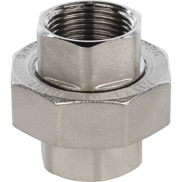 STOUT Разъемное соединение американка ВВ никелированное 1 SFT-0034-000001 STOUT Разъемное соединение американка ВВ никелированное 1 SFT-0034-000001